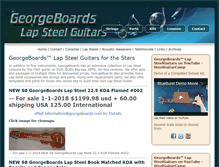 Tablet Screenshot of georgeboards.com